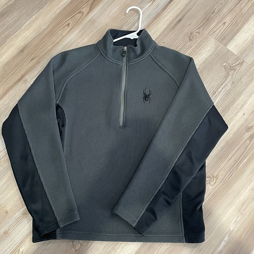 Mens Spyder 1/4 Zip Medium